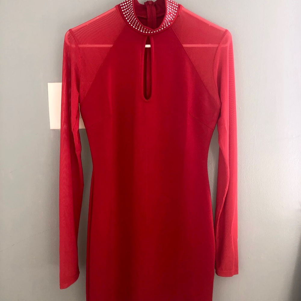 Tight Red Mini Dress